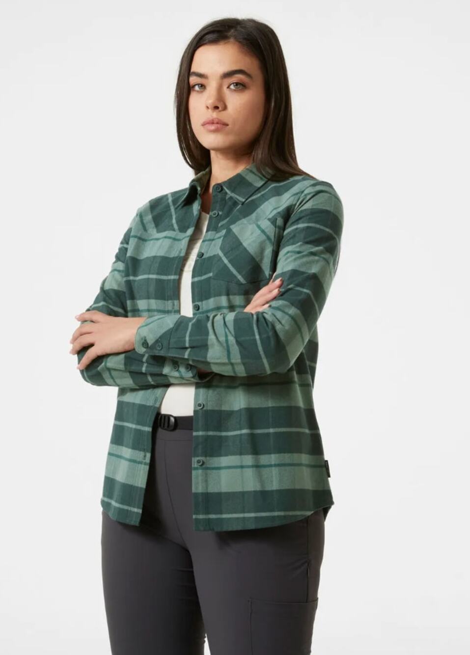 Helly Hansen Women's Classic Check Long-Sleeve Shirt Medium